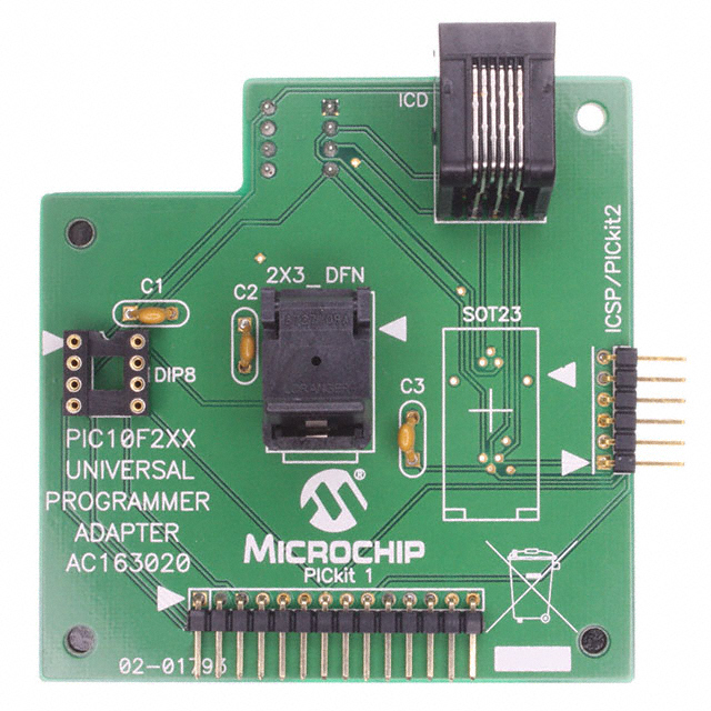 AC163020-2 Microchip Technology  Adaptateurs de programmation Sockets
